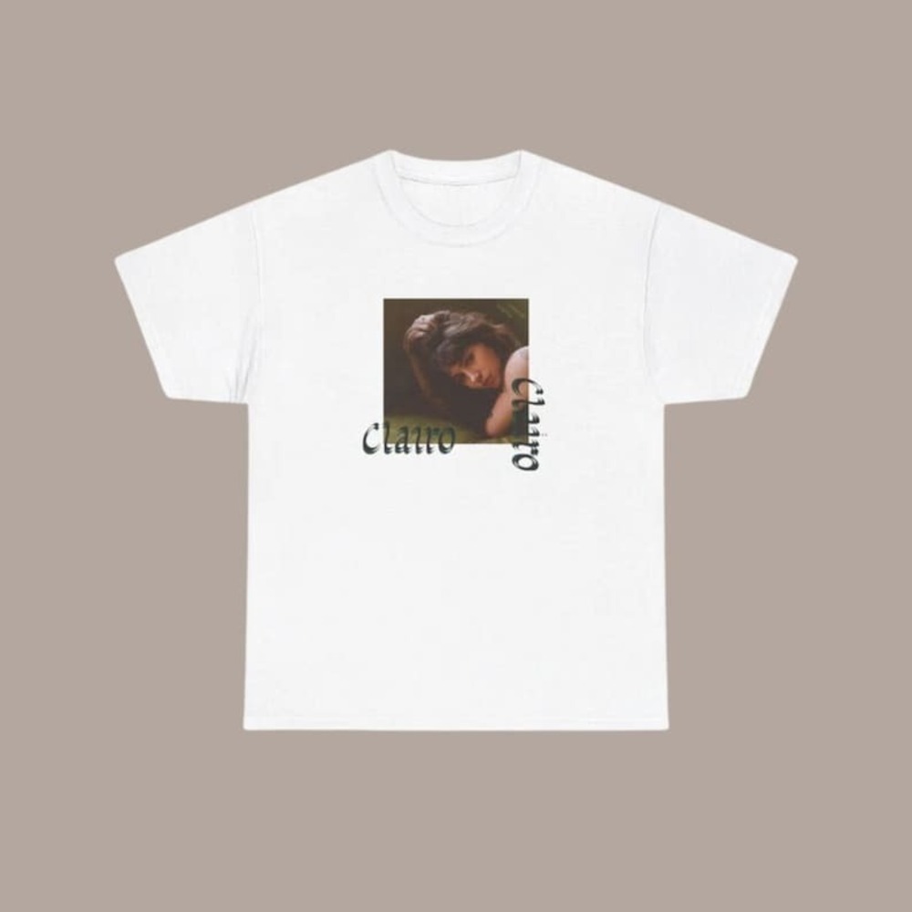 Clairo Charm Album Cover T-shirt Juno Beabadoobee The Cure Smiths Beatles